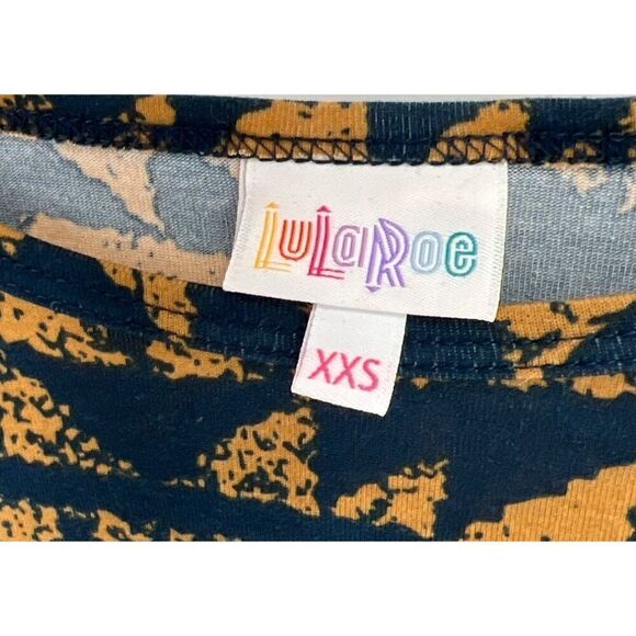 LuLaRoe Irma Tunic Top Womens Size XXS Colorblock Abstract Lot of 2 New - Picture 4 of 9